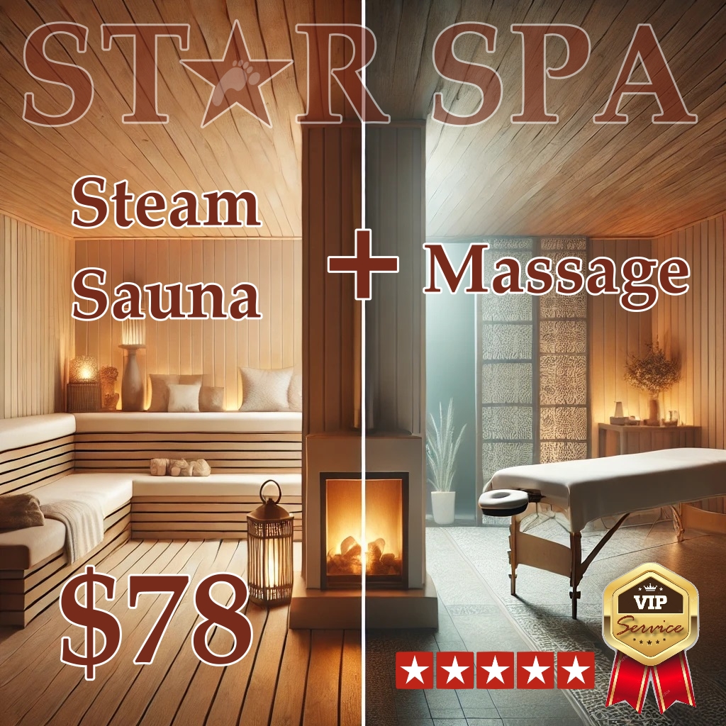 Star Spa VIP 90min. Steam Sauna